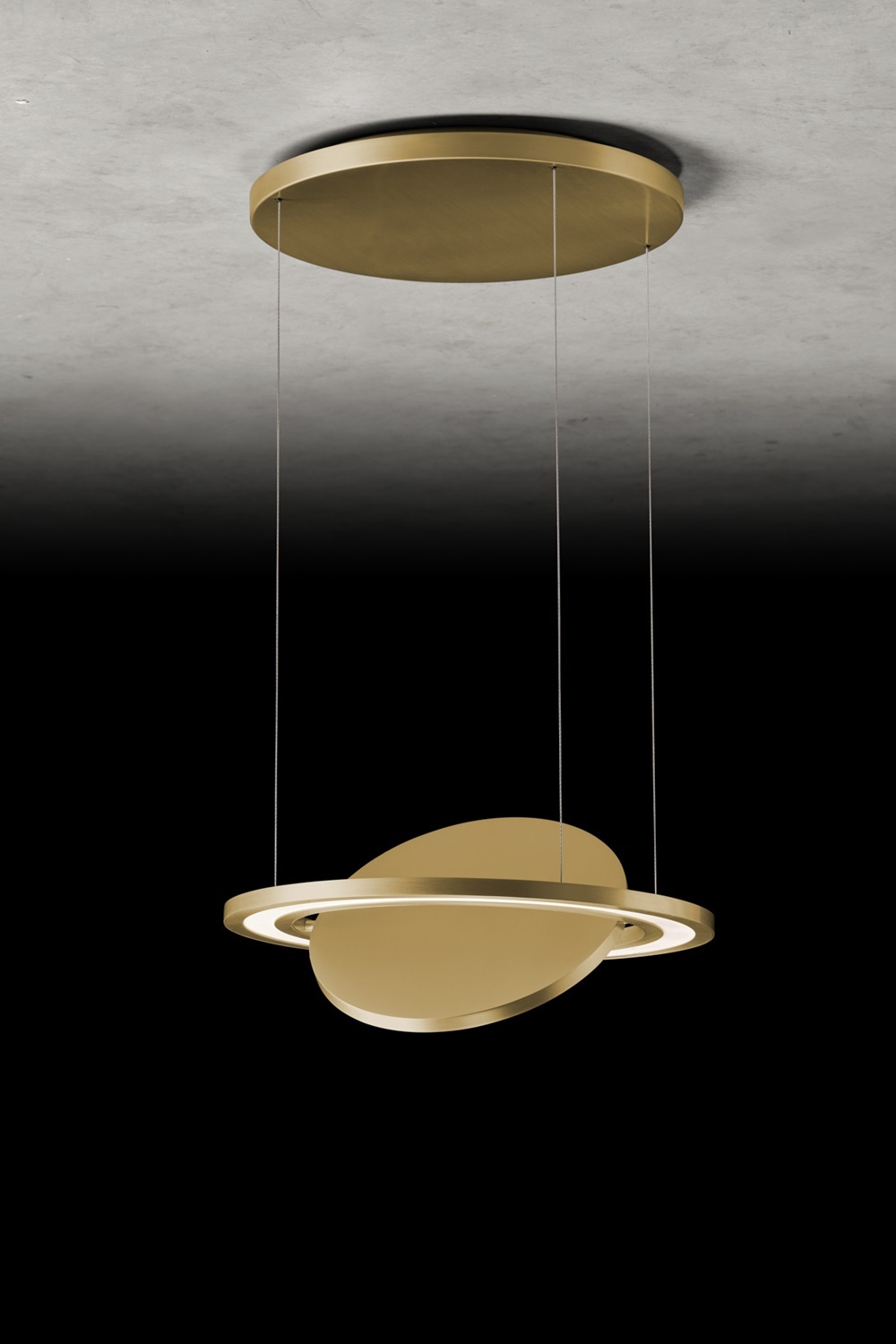 Bild von Holtk?tter LED-Pendelleuchte SUPERNOVA PW Messing 2121-2-19