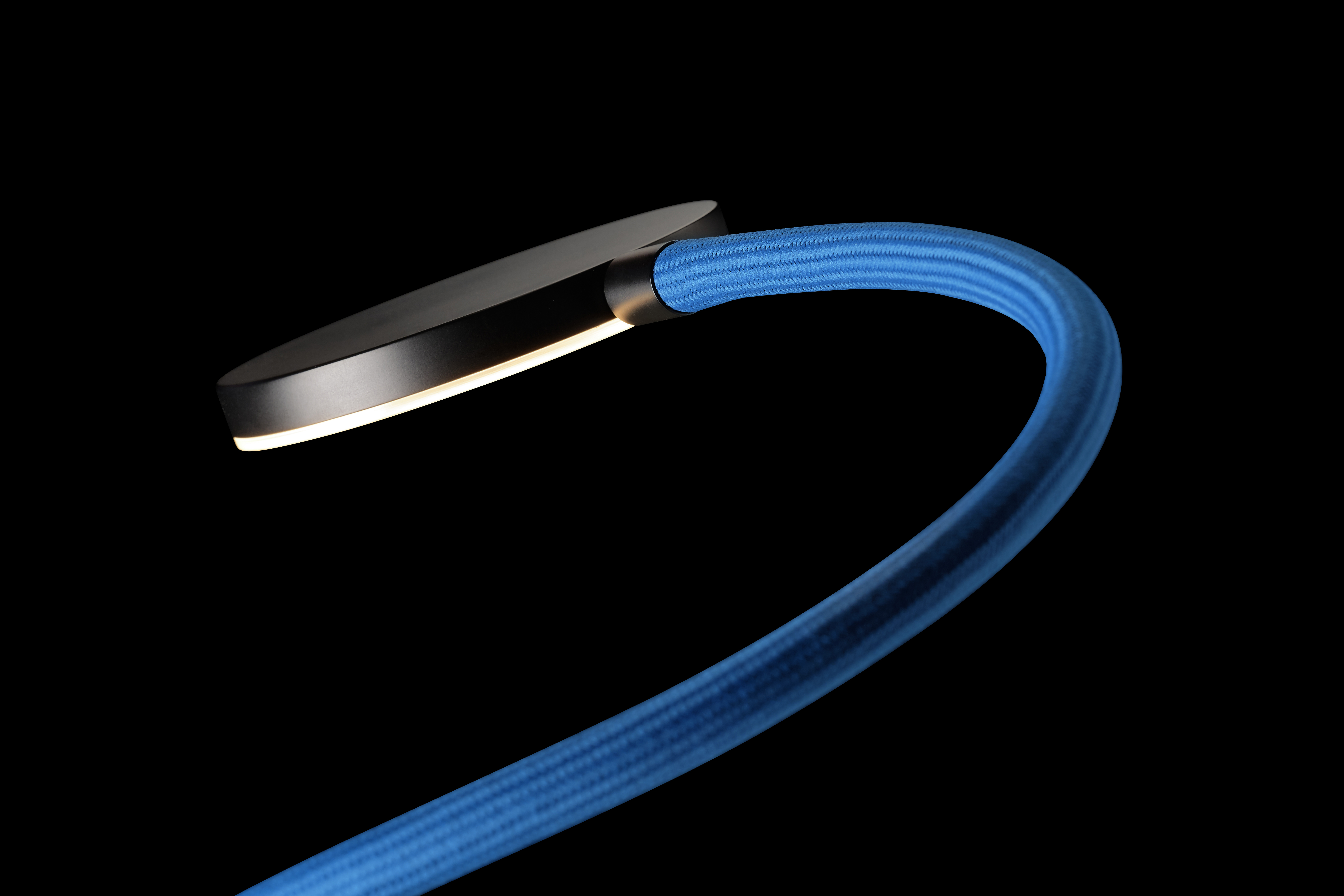Bild von Holtk?tter LED-Wandleuchte FLEX schwarz/blau 9922-1-553