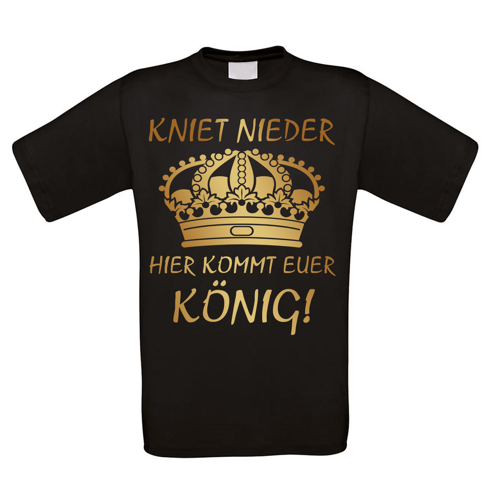 Bild von Herren T-Shirt Modell: Hier kommt euer König