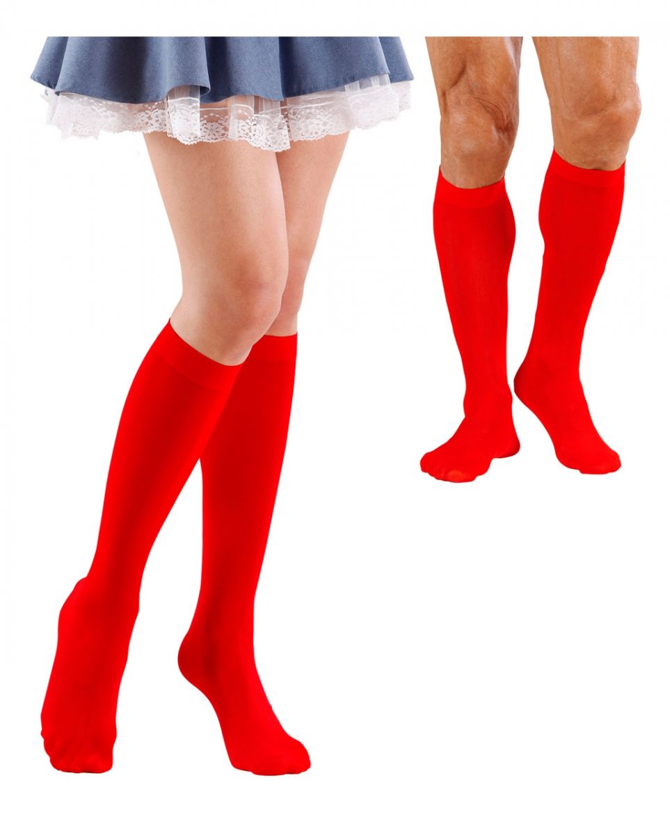 Bild von Rote Kniestrümpfe - Unisex