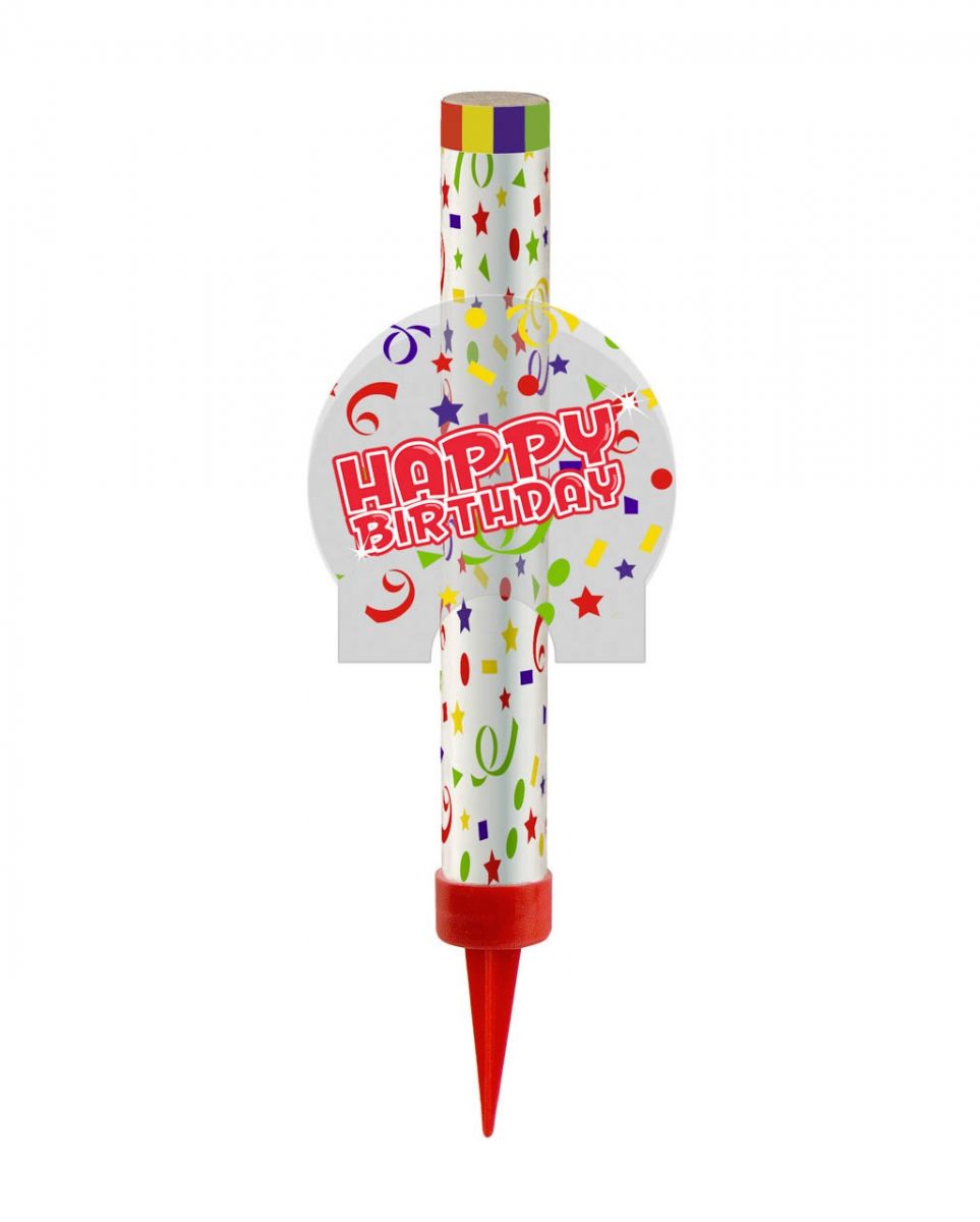 Bild von Eisfontäne Happy Birthday