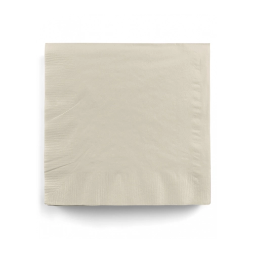 Bild von Cremefarbene Papierservietten – Stilvolle Tischdekoration für jeden Anlass