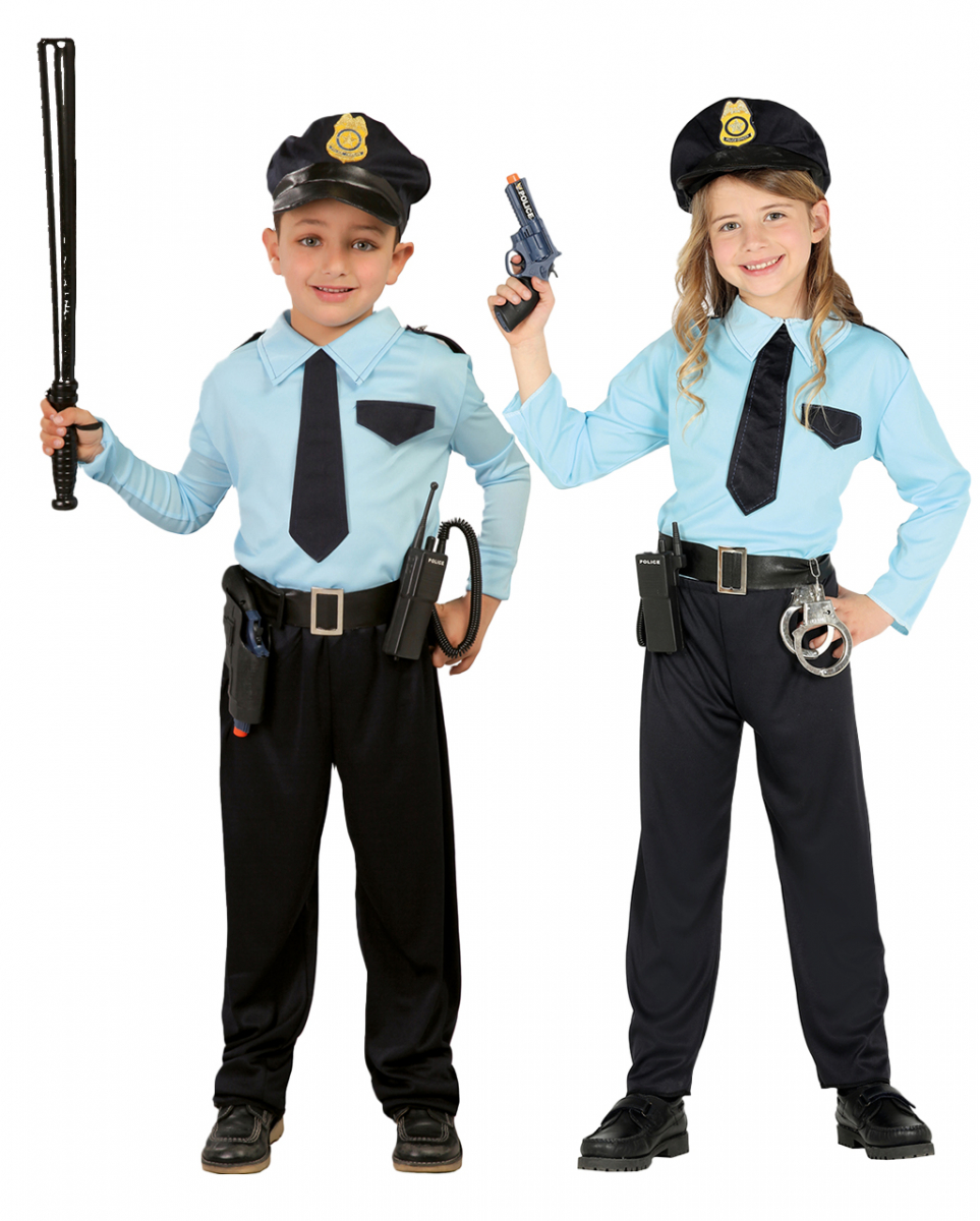 Bild von Polizisten Kinderkostüm M