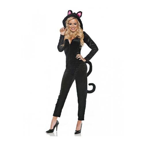Bild von Katzen Kostüm Jumpsuit für Karneval