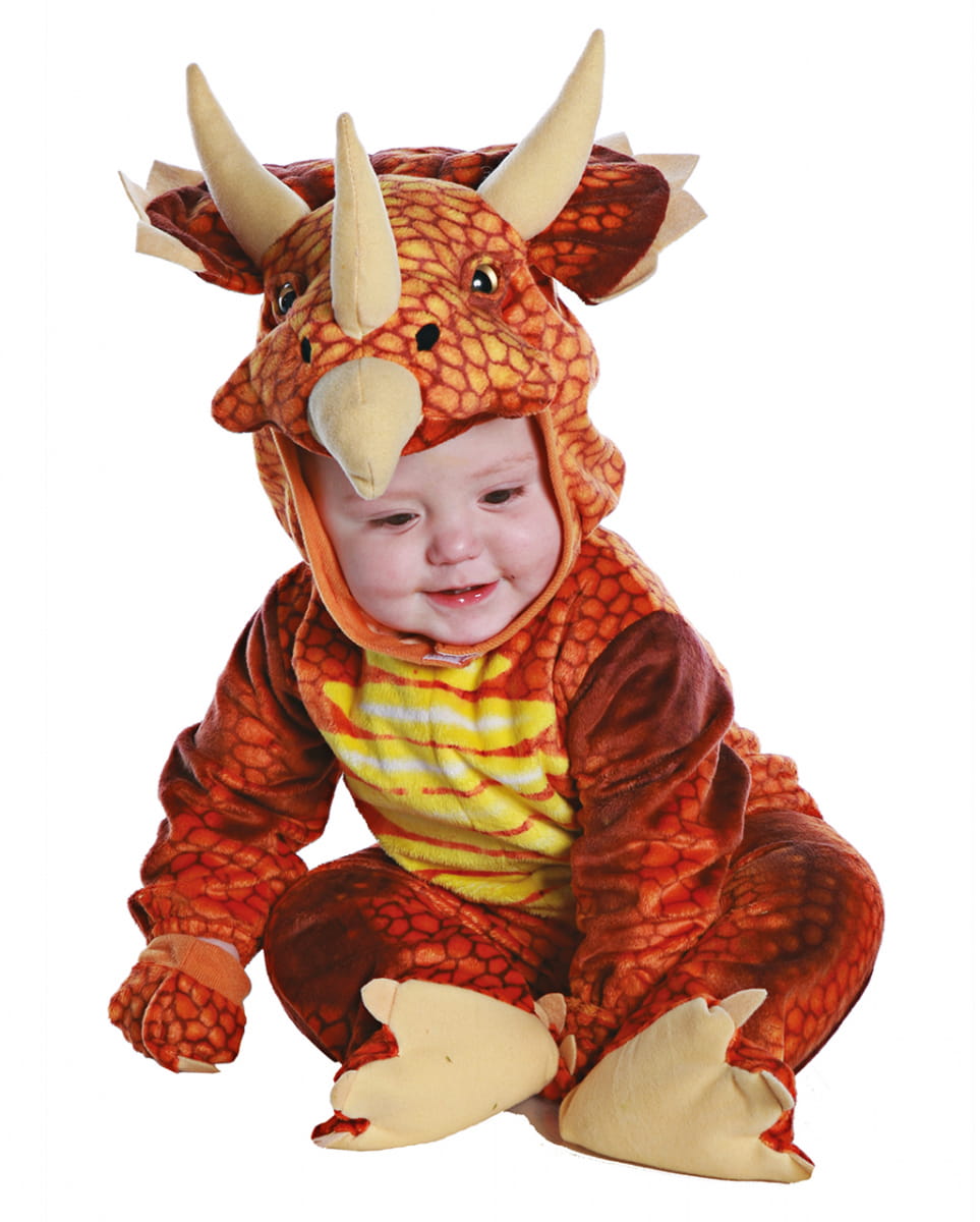Bild von Triceratops Dino Kleinkinderkostüm Rot