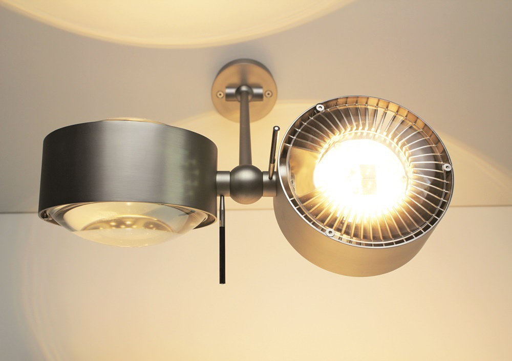 Bild von Top Light PUK MINI WING TWIN Deckenleuchte 125cm chrom matt 2-091201