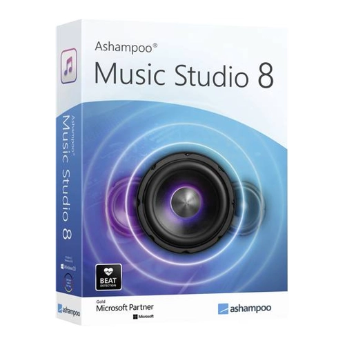 Bild von Ashampoo Music Studio 8 Vollversion, 1 Lizenz Windows Musik-Software