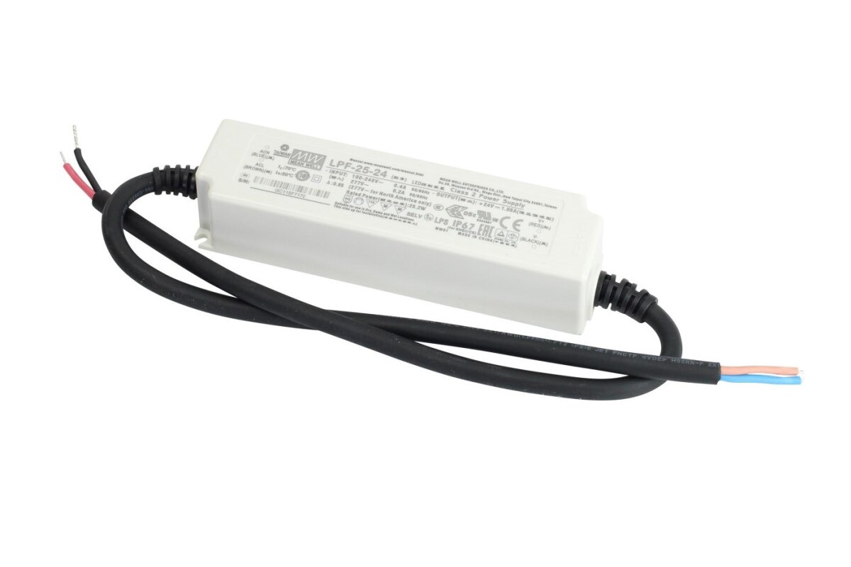 Bild von Netzteil Meanwell LPF-25-24 24V 25W Möbeleinbau geprüft MM & F
