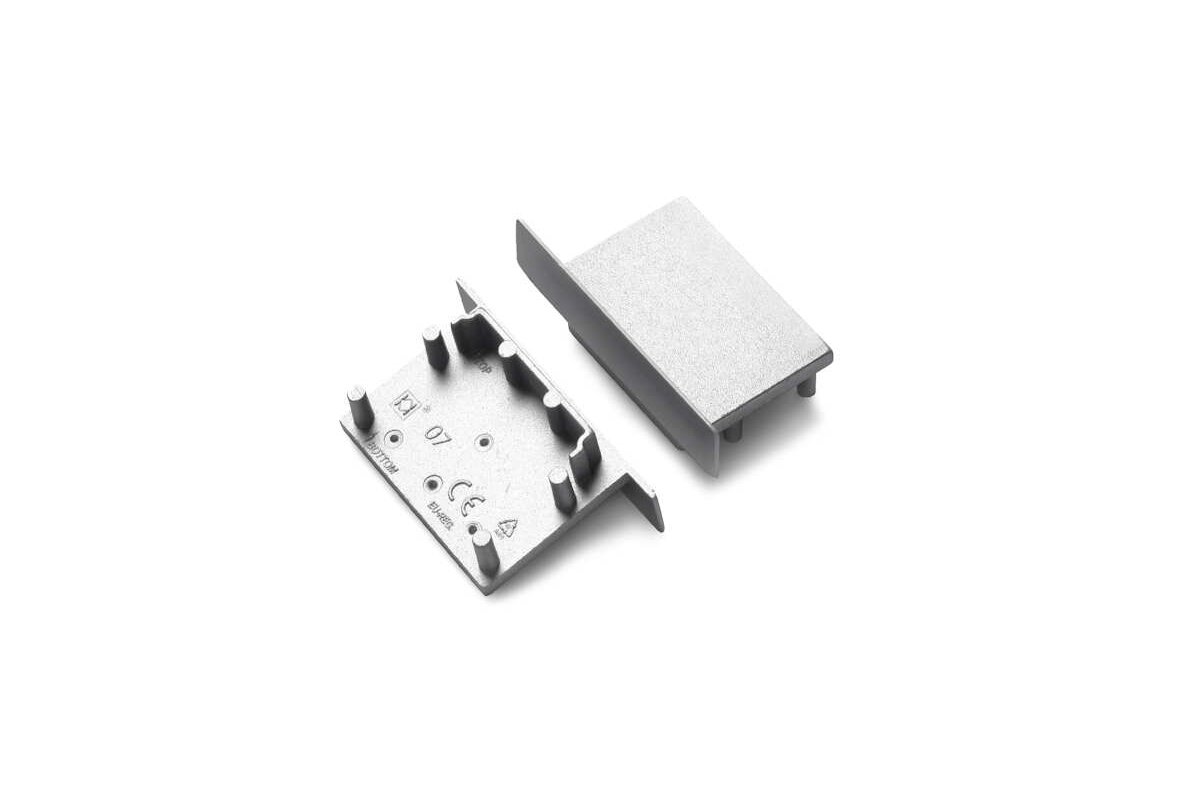 Bild von Endkappe 2er Set Varia 07 Silber