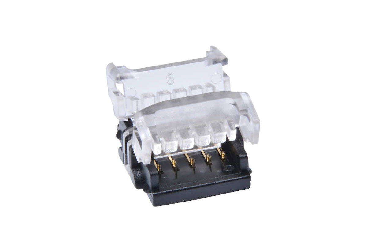 Bild von LED Verbinder Hippo für 12mm RGBW LED Streifen 5 Pol