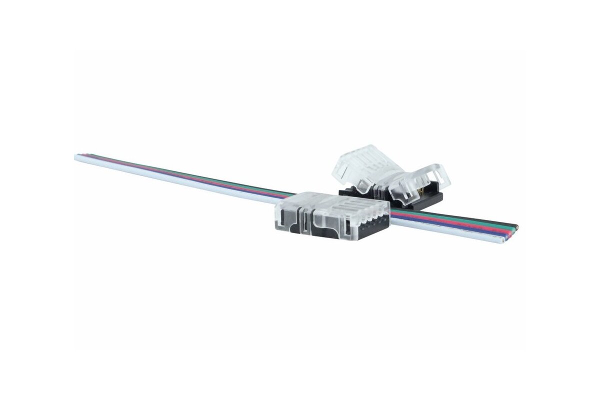 Bild von LED Verbinder mit Kabel Hippo für 12mm RGBW LED Streifen 5 Pol