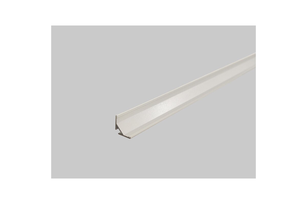 Bild von 2 Meter LED Aluleiste Corner 45 Grad 11mm Serie Eco Plus weiß