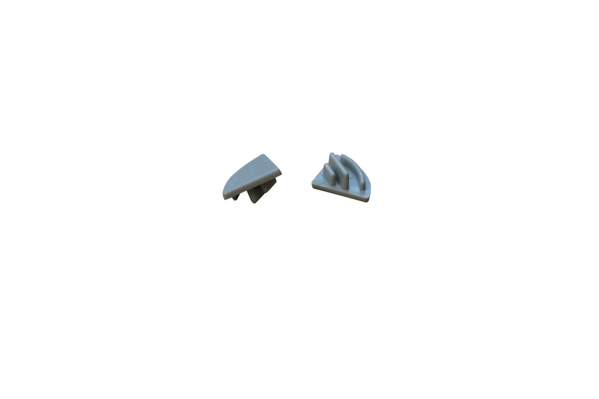 Bild von Endkappen 2er Set für Corner 45 Grad 11mm (grau) Serie Eco Plus