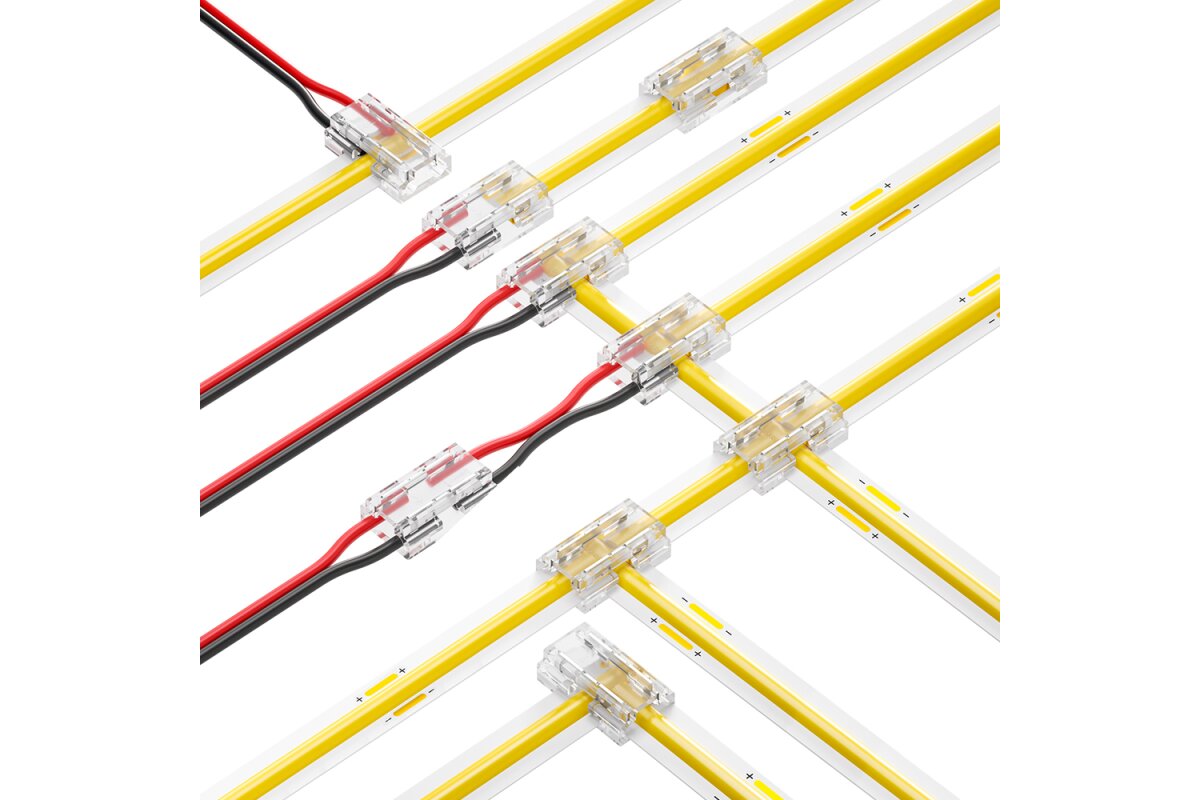Bild von LED Anschlussverbinder Multiverbinder für 10mm LED und COB Streifen