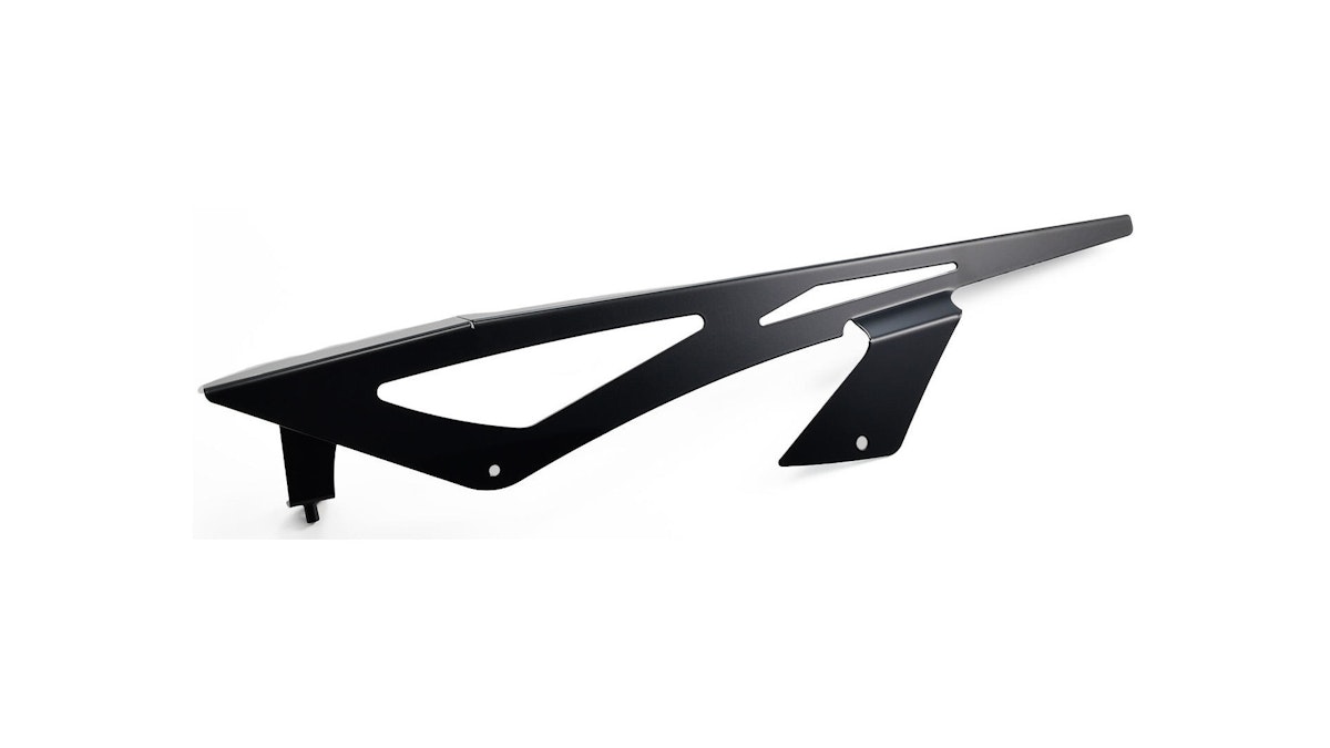 Bild von Zieger Kettenschutz Edelstahl schwarz für Kawasaki Z 1000 /SX 2010-