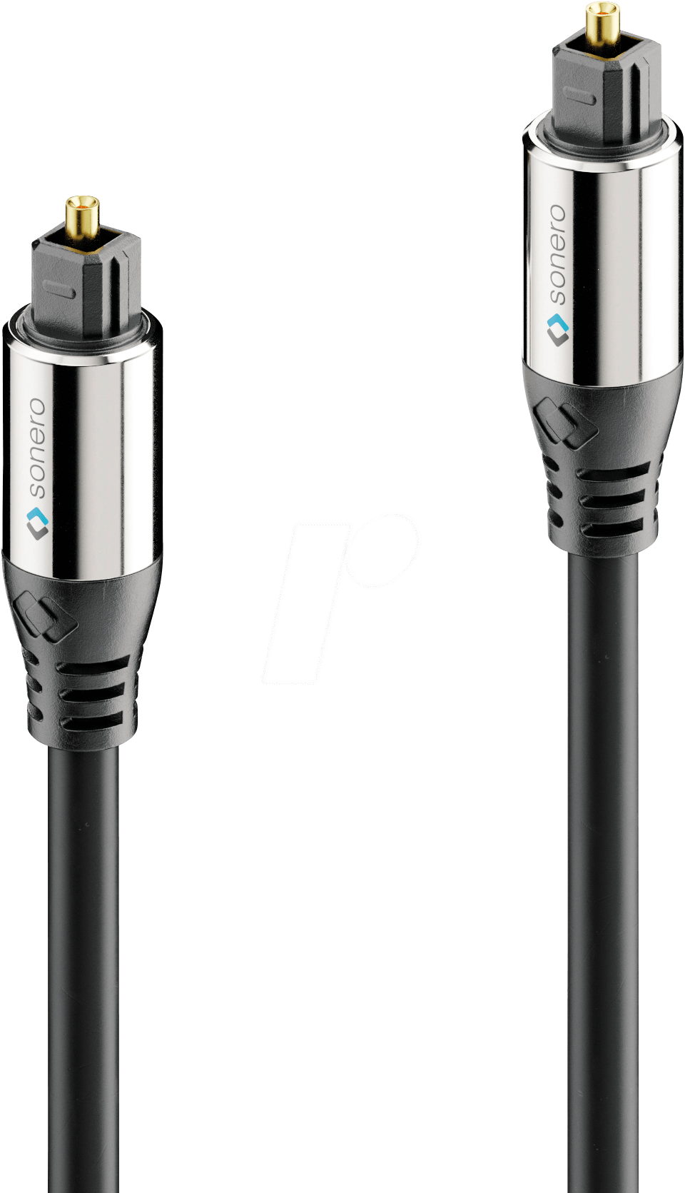 Bild von Sonero Premium optisches Toslink Kabel, 7,50m, vergoldete Kontakte, schwarz, S-OC100-075