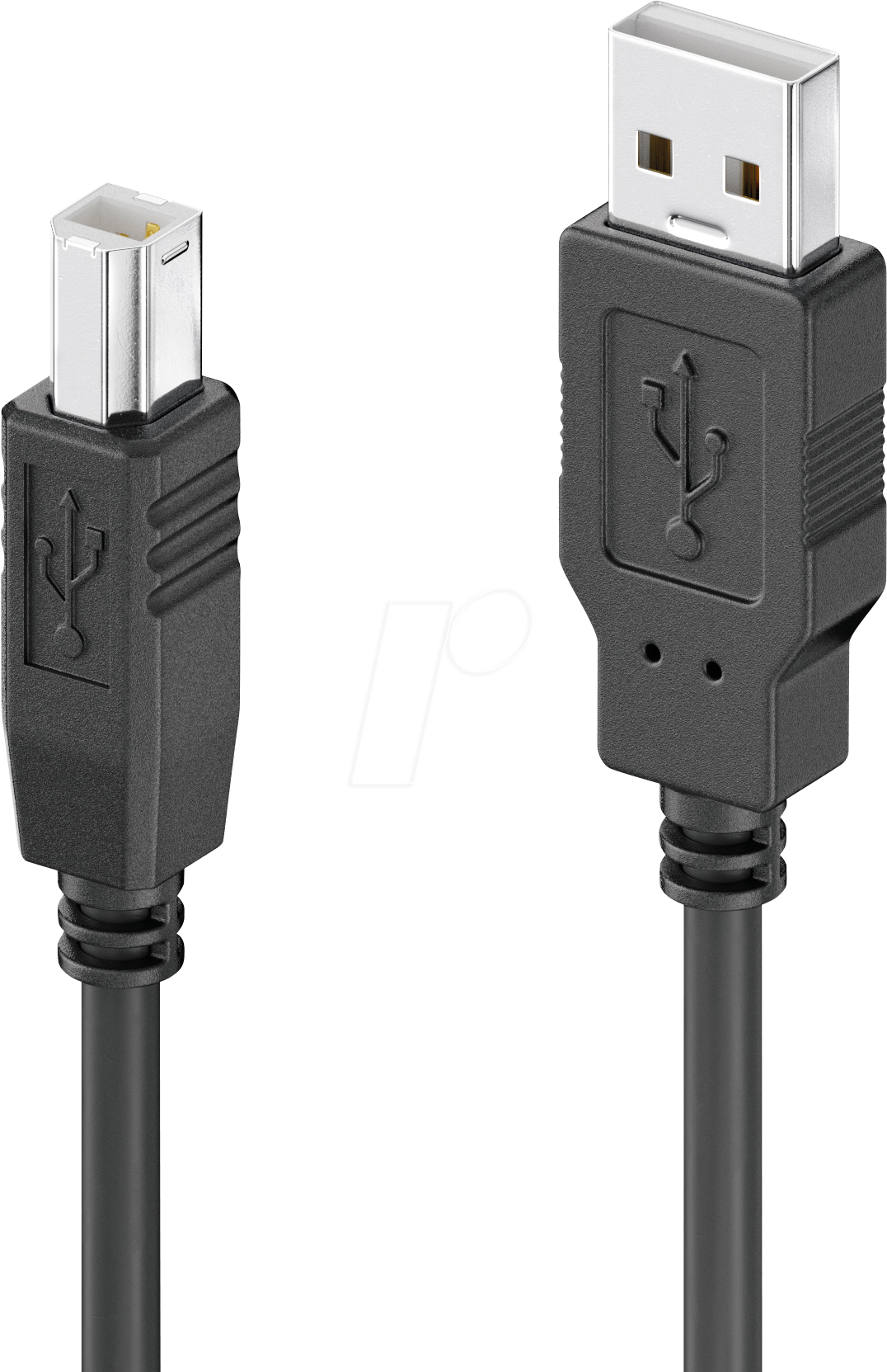 Bild von PureLink sonero USB 2.0 Kabel A-Stecker auf B-Stecker - schwarz - 0,50m sonero® USB 2.0 Kabel, Verbindungskabel, Druckerkabel, USB-A Stecker auf USB-B Stecker, 480 Mbit/s, 0.50m, schwarz (S-XU2000-005)