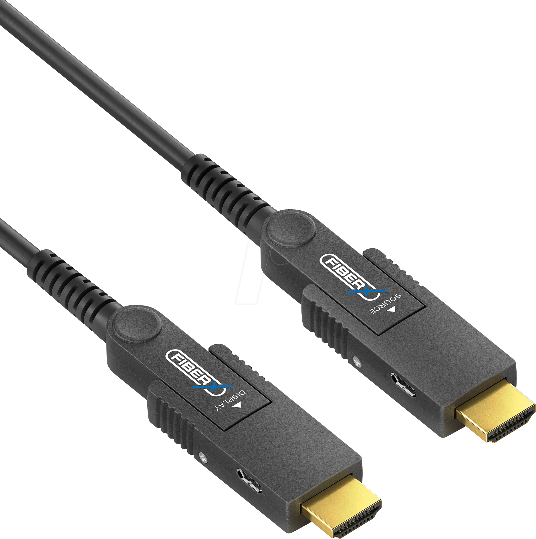 Bild von Purelink FiberX Serie - Micro HDMI/HDMI 4K Glasfaser Verlängerung - 12,5m (12.50 m, HDMI), Video Kabel
