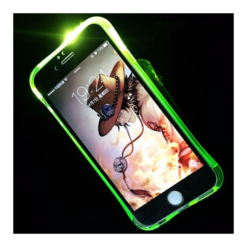 Bild von König Design Handy Hülle LED Licht bei Anruf für Samsung Galaxy J7 2016 Grün