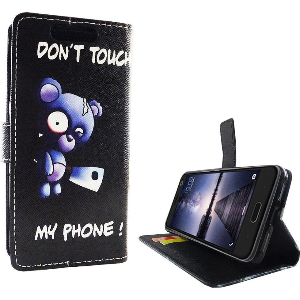 Bild von König Design Schutz Handy Hülle für ZTE Blade V8 Case Cover Tasche Wallet Etui Handyhülle Neu (ZTE Blade V8), Smartphone Hülle, Schwarz