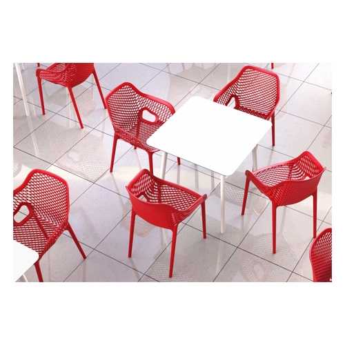 Bild von CLP XL Air Stapelstuhl Schwarz – Der Design-Stuhl für Garten und Balkon