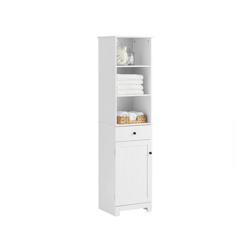 Bild von SoBuy BZR17-W Badezimmer Hochschrank – Funktionalität trifft Design