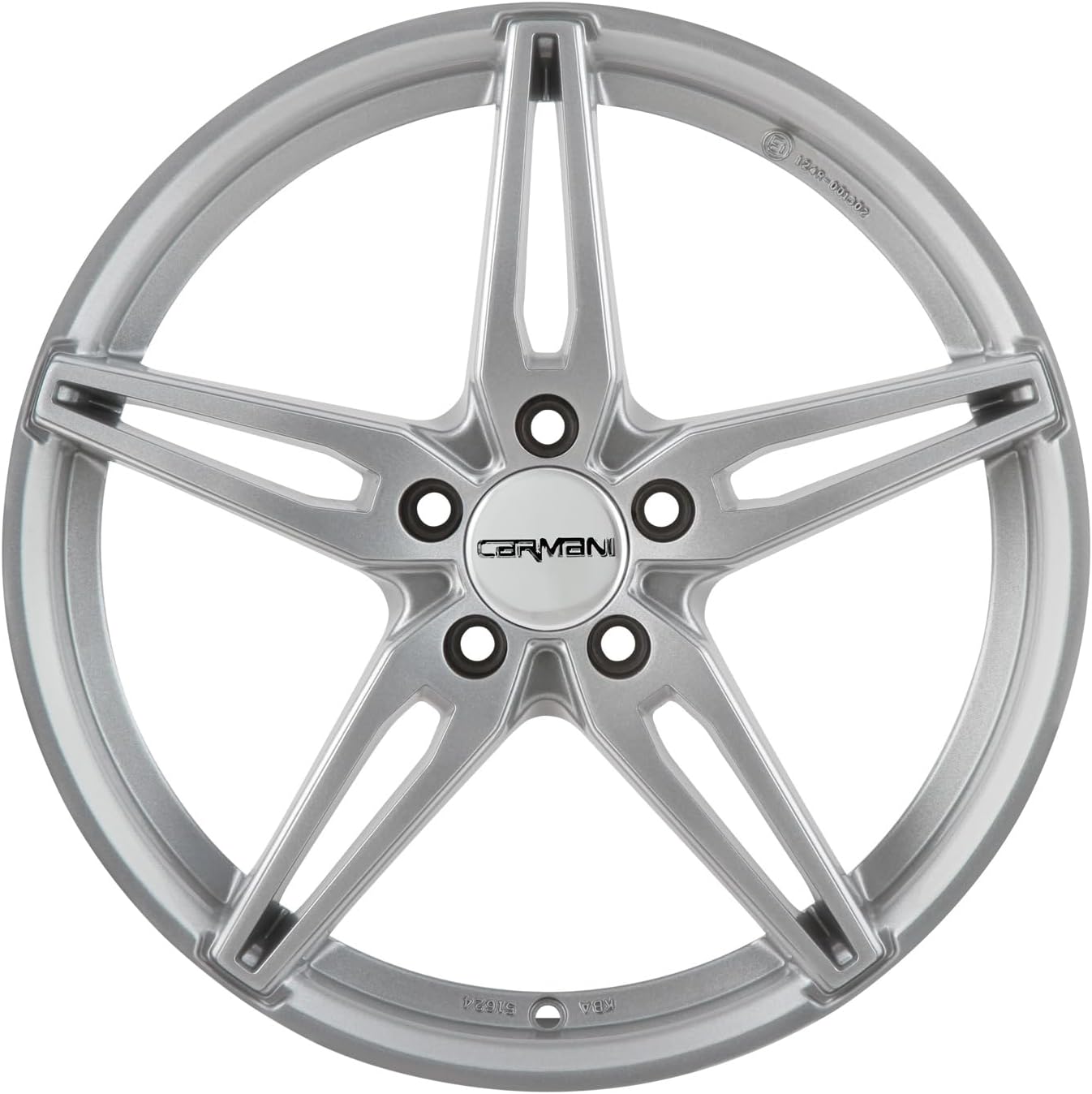 Bild von CARMANI 15 OSKAR CRYSTAL SIL 5X114.3 ET45 HB72.6 ALLOYWHEEL 6.5X16