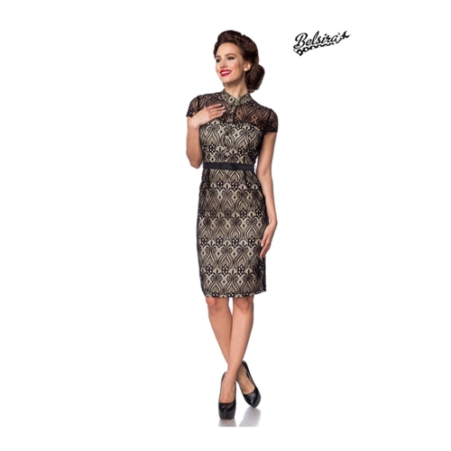 Bild von BELSIRA Trachtenkleid – Schmales Spitzenkleid mit Stehkragen