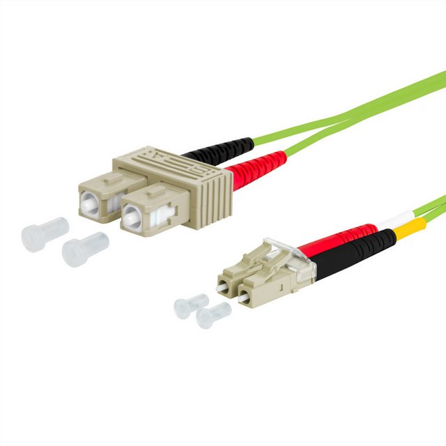 Bild von Metz 151R1EOJO20E OpDAT PK SC-D/LC-D G50/125 OM5 BR 2x2mm 2m lgn (151R1EOJO20E)