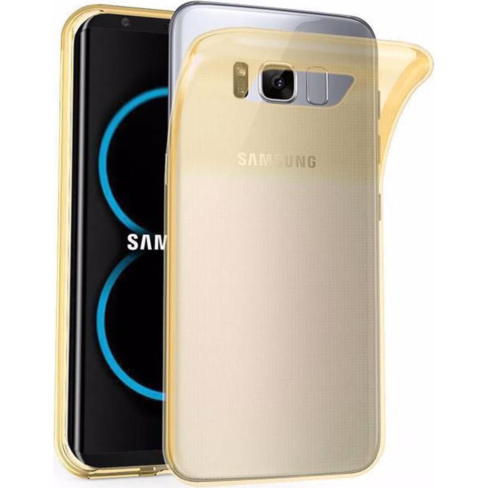 Bild von Cadorabo TPU Ultra Slim AIR Cover (Samsung Galaxy S8+), Smartphone Hülle, Gelb