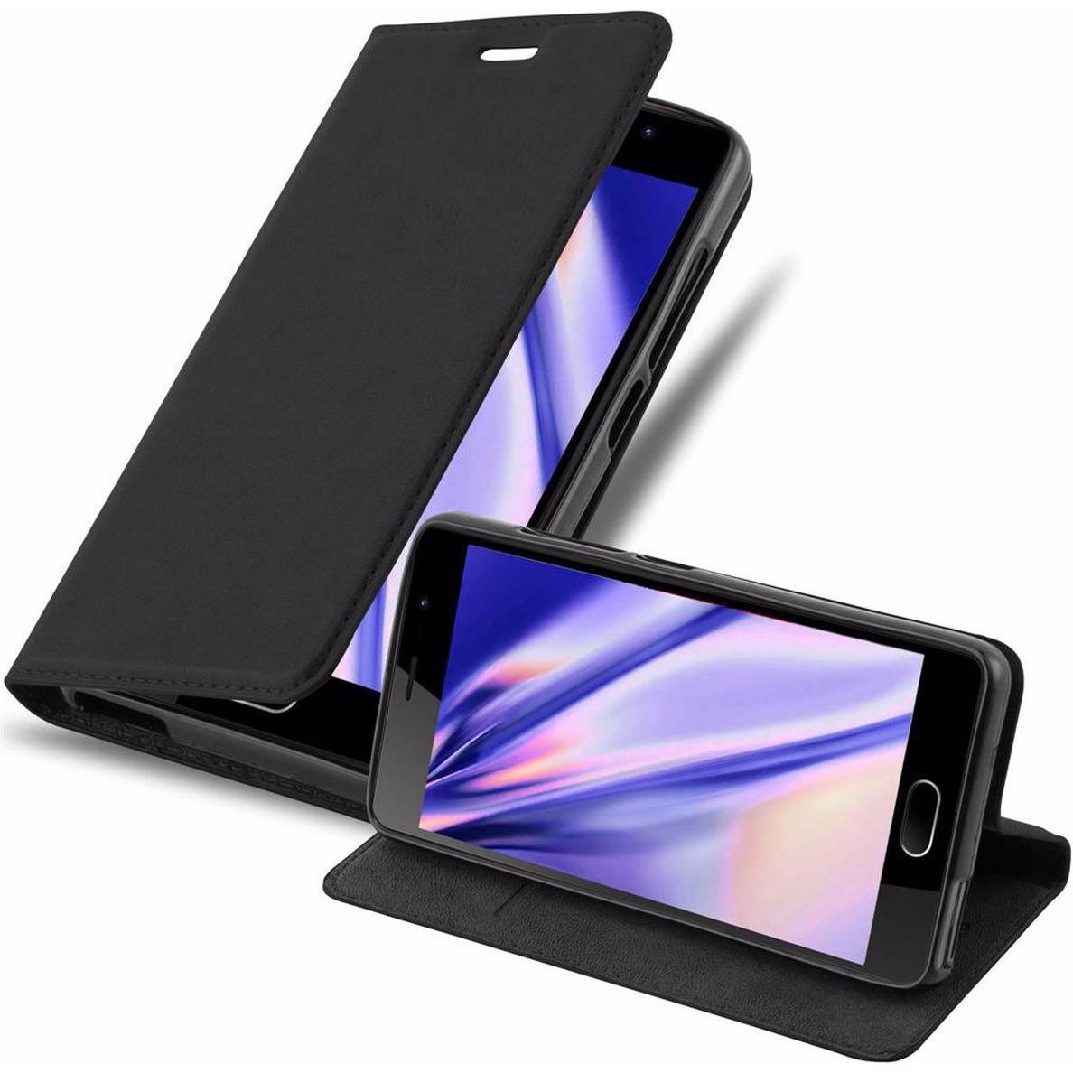 Bild von Cadorabo Book Invisible Magnet Cover (Wiko U Feel Lite), Smartphone Hülle, Schwarz