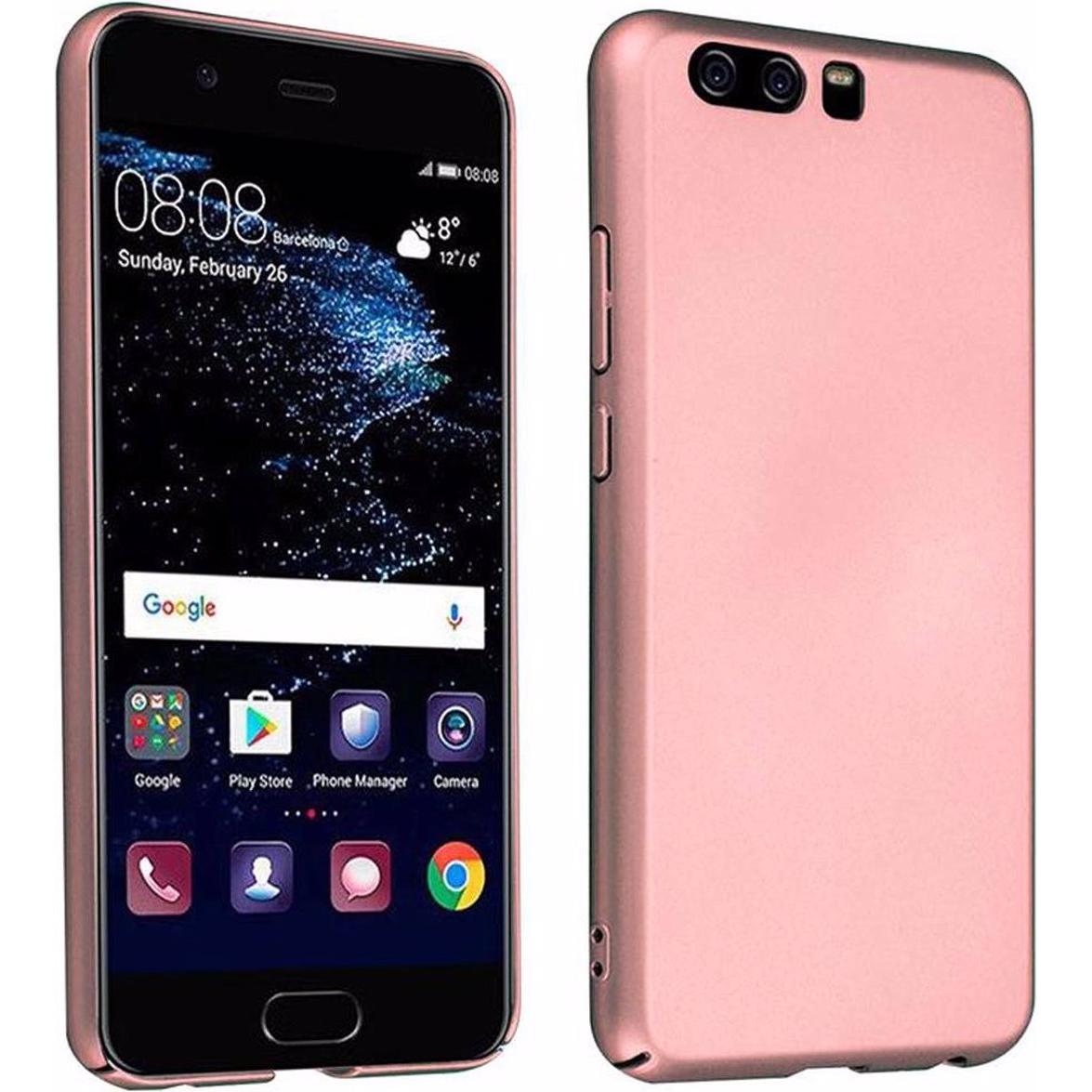 Bild von Cadorabo Hard Cover Matt Metall Cover (Huawei P10), Smartphone Hülle, Rosa