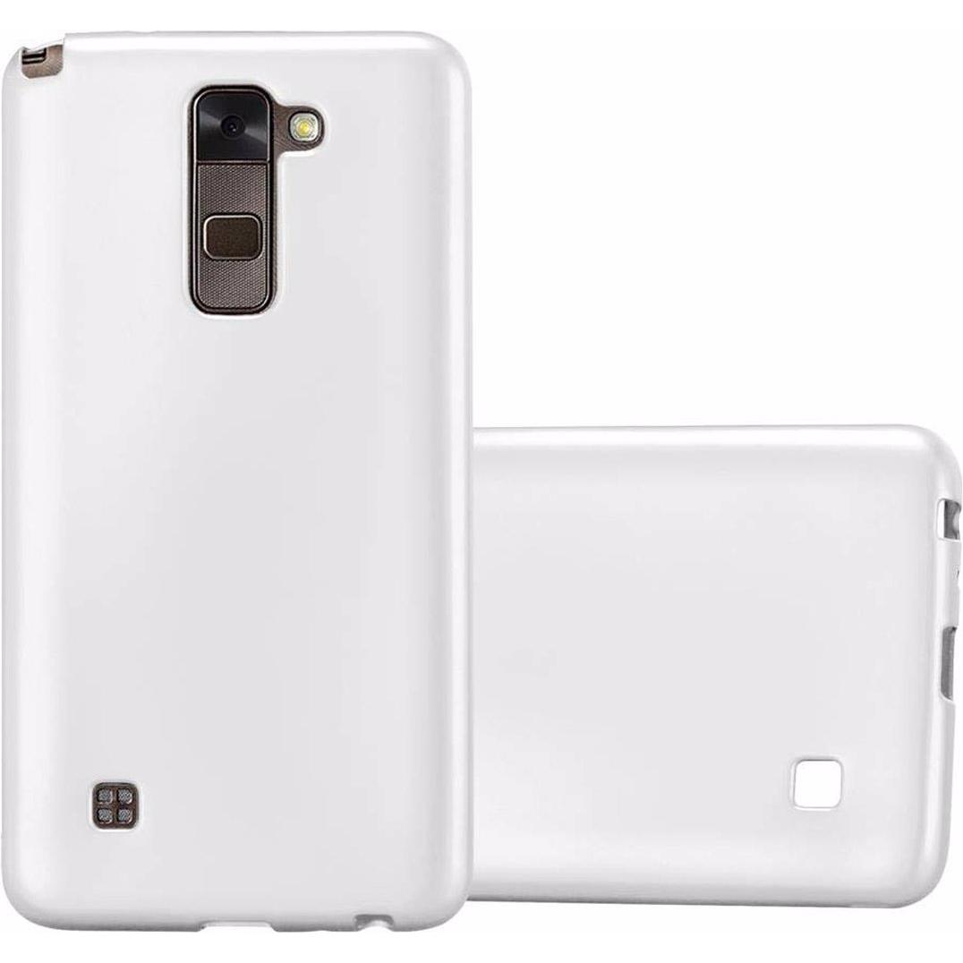 Bild von Cadorabo TPU Matt Metallic Cover (LG Stylus 2), Smartphone Hülle, Silber