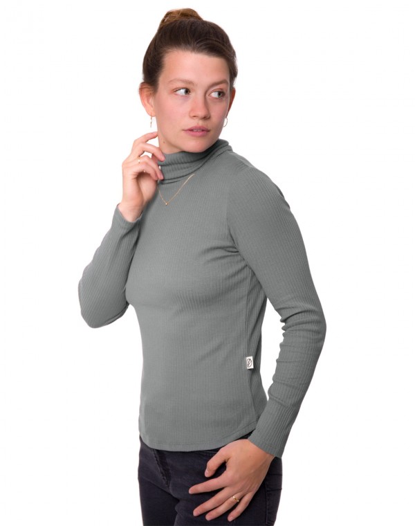 Bild von Ribber Turtleneck Langarm
