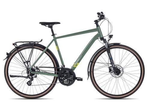 Bild von 2R Manufaktur Trekkingrad TRX24, 24 Gang Shimano Altus RD-M310 Schaltwerk, Kettenschaltung, Herrenrad 28 Zoll grün