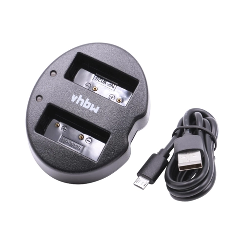 Bild von vhbw Dual USB-C Ladegerät für Fuji/Fujifilm NP-W126 und NP-W126s
