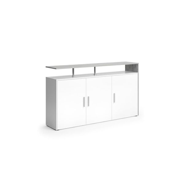 Bild von VICCO Sideboard AMATO Kommode Schrank Weiß Beton Fernsehschrank TV
