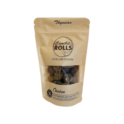 Bild von Hundesnack Getreidefrei Canibits Rolls mit Kräuter