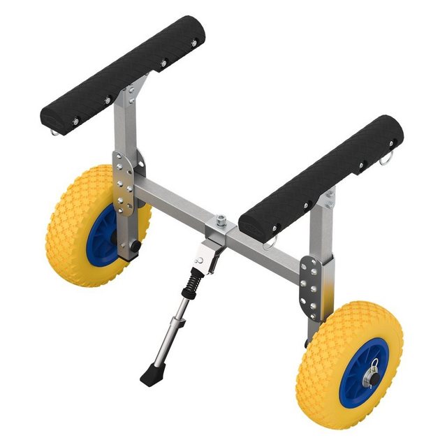 Bild von SUPROD SUP-Transportwagen Kajakwagen Kanuwagen Bootswagen Aluminium KW200, gelb/blau
