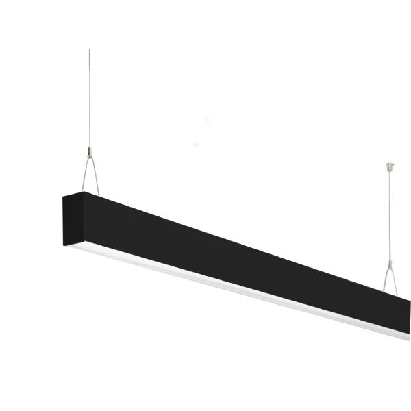 Bild von Brumberg LED-Pendel-Profilleuchte direkt/indirekt, schwarz - 77323084