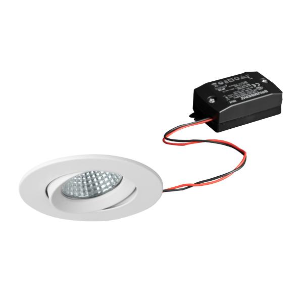 Bild von Brumberg LED-Einbaustrahlerset, schaltbar, weiß, rund - 38453073