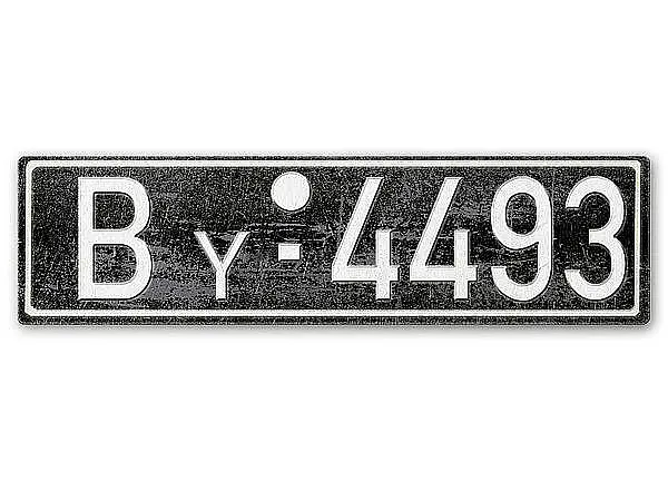 Bild von Nummernschild By Französische Zone Lindau 1948 - 56