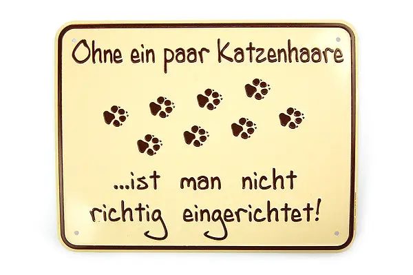 Bild von Funschild - Katze