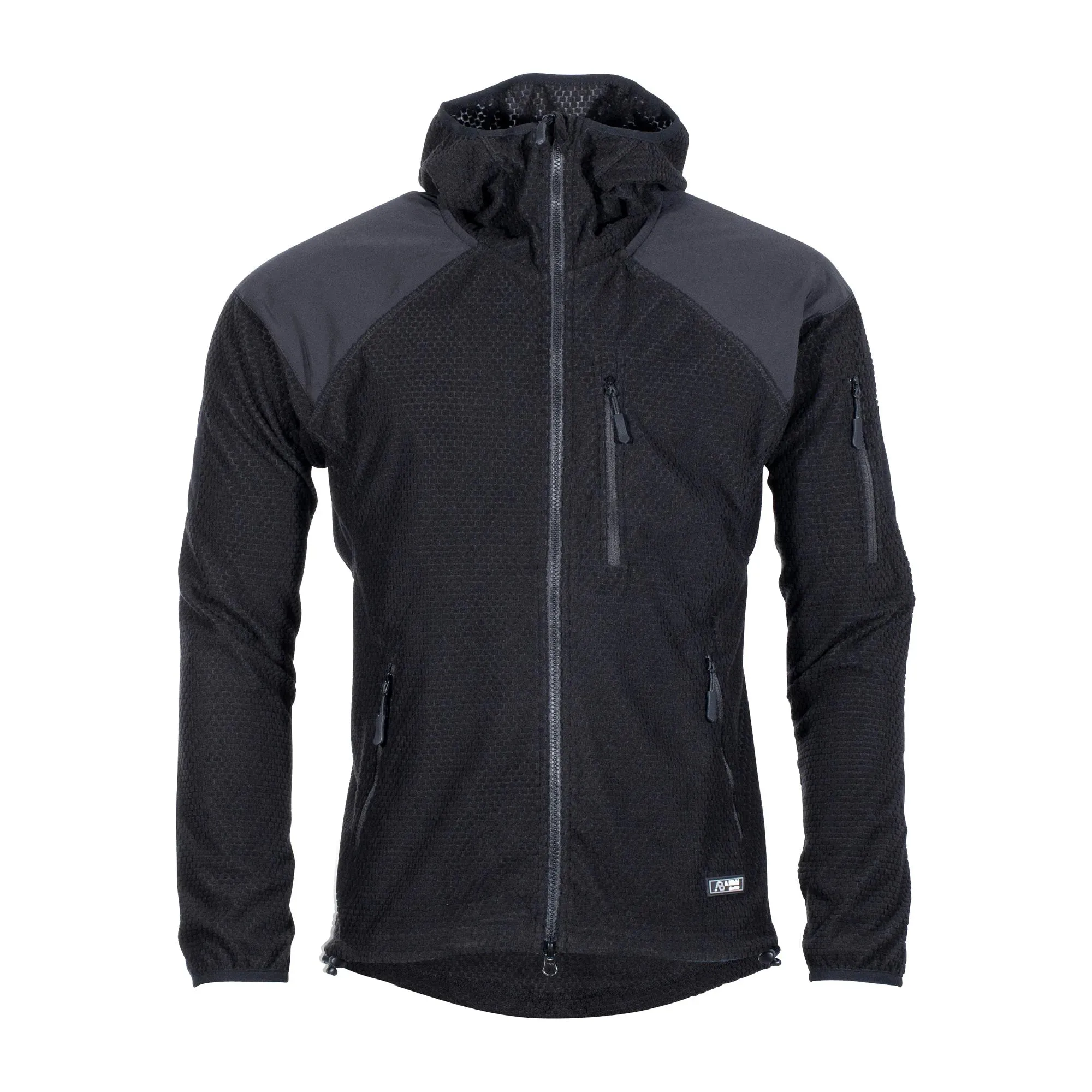 Bild von AB Fleecejacke Fleece Hoodie Delta schwarz