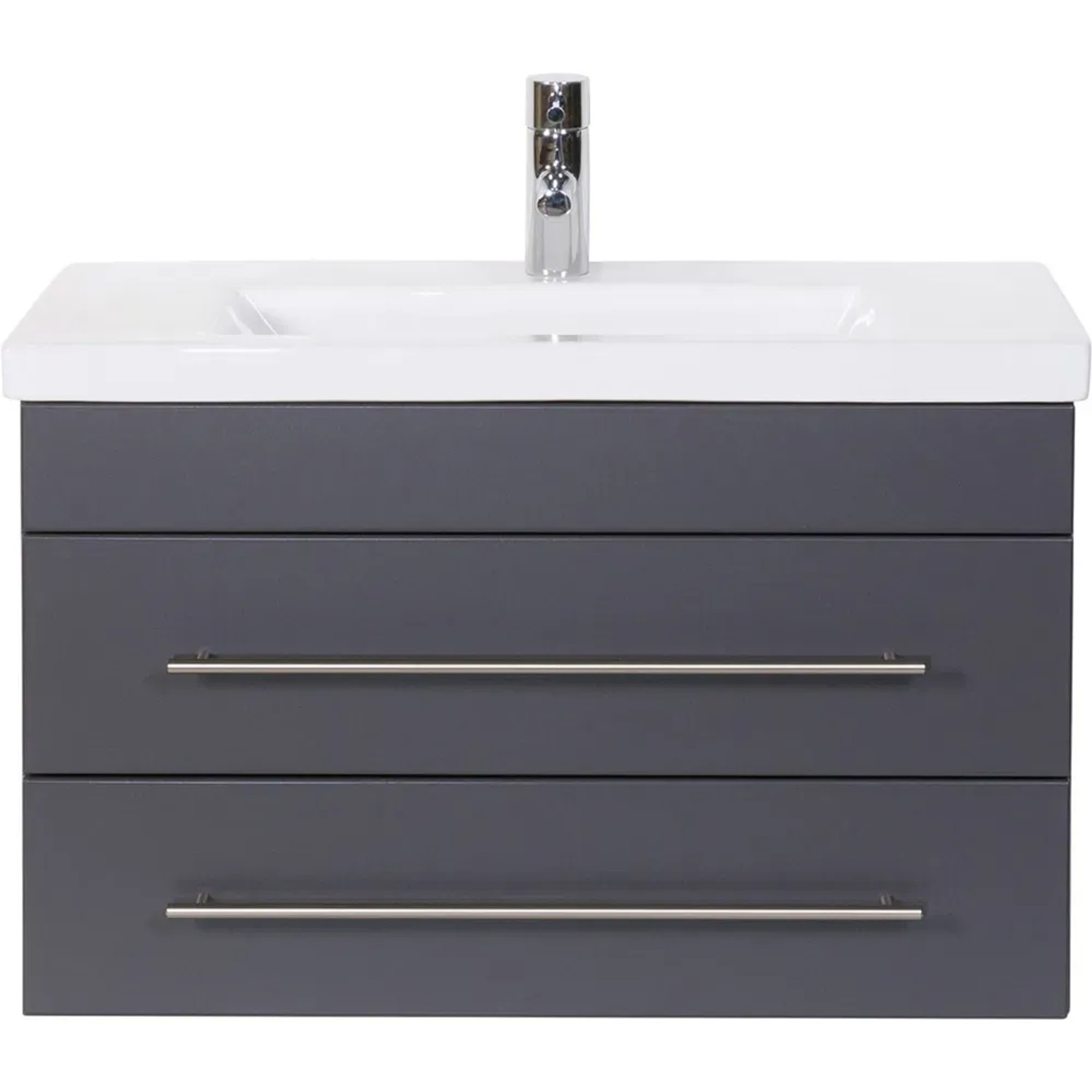 Bild von Posseik Waschplatz 80 cm Vela SlimLine Anthrazit 2-teilig