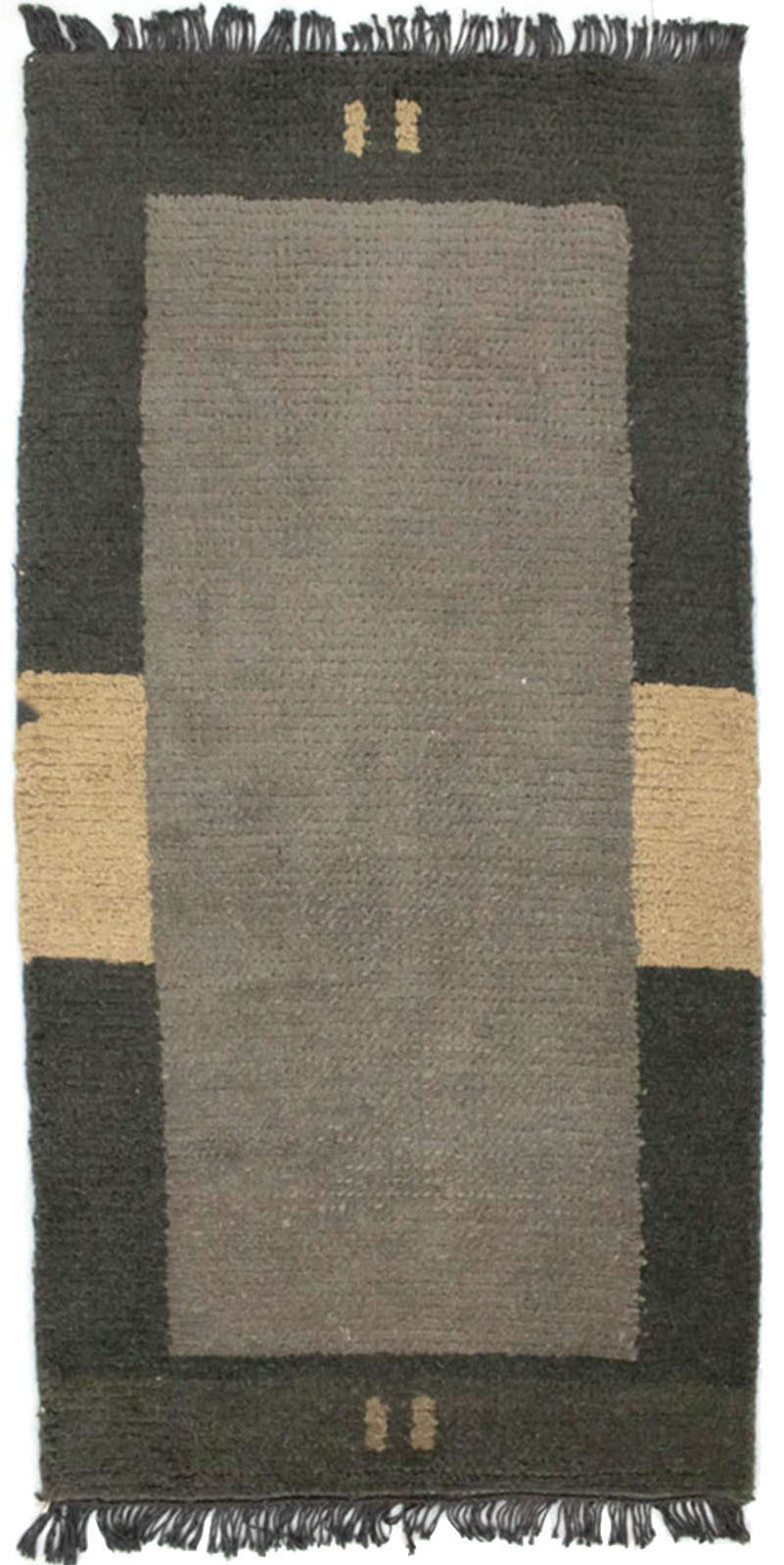 Bild von morgenland Wollteppich "Nepal Teppich handgeknüpft grau", rechteckig, 18 mm Höhe, handgeknüpft
