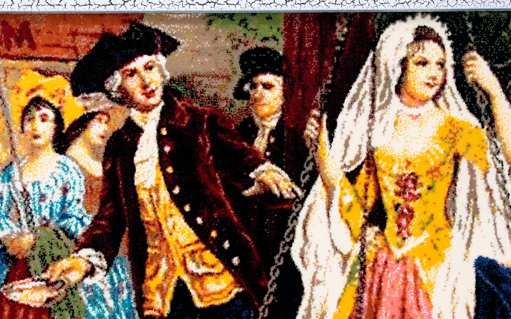 Bild von morgenland Wandteppich "Bild-Teppich Figurativ 120 x 70 cm", rechteckig, 6 mm Höhe, besonders weich durch Microfaser