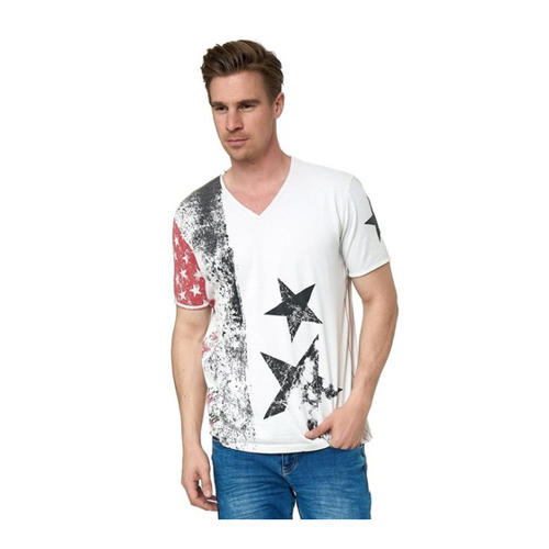 Bild von Rusty Neal Herren T-Shirt USA Stars and Stripes