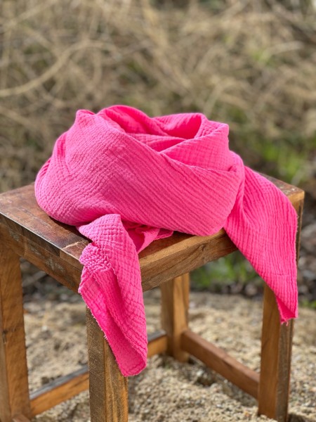 Bild von Musselintuch pink ""