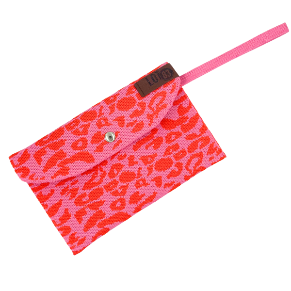 Bild von Mini Tasche Leo Rosa / Orange mit Druckknopf ""